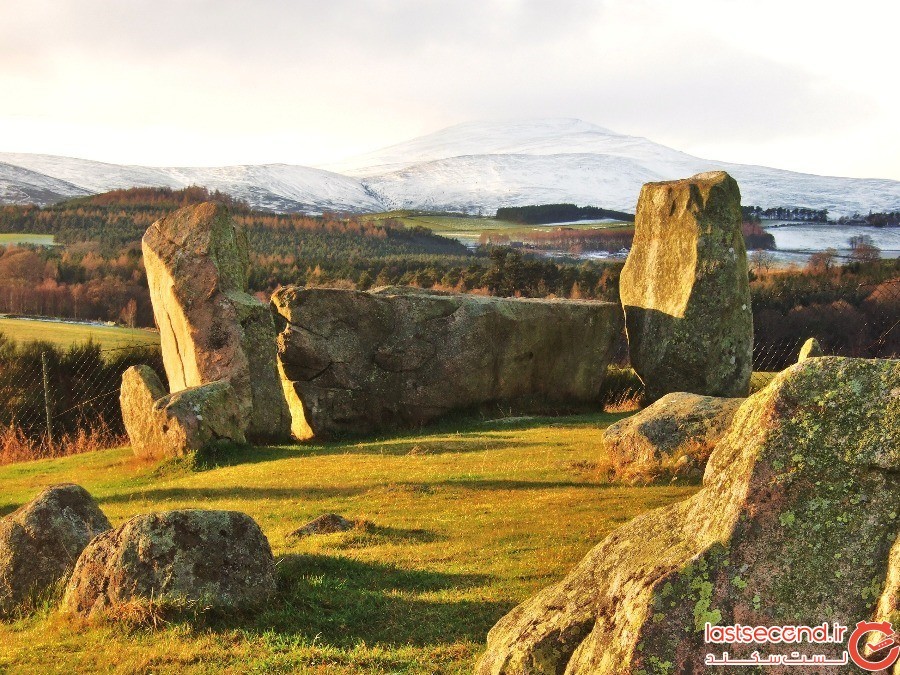 حلقه سنگی کشف شده در اسکاتلند