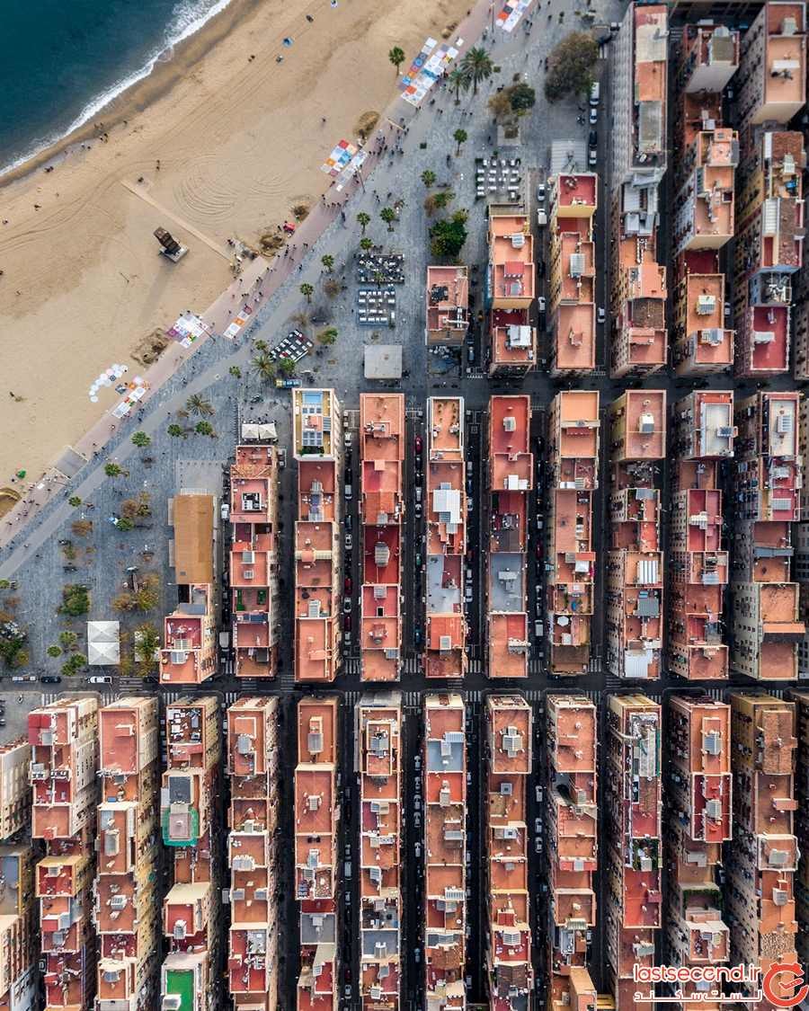 عکسهای هوایی از پایتخت کاتالونیا