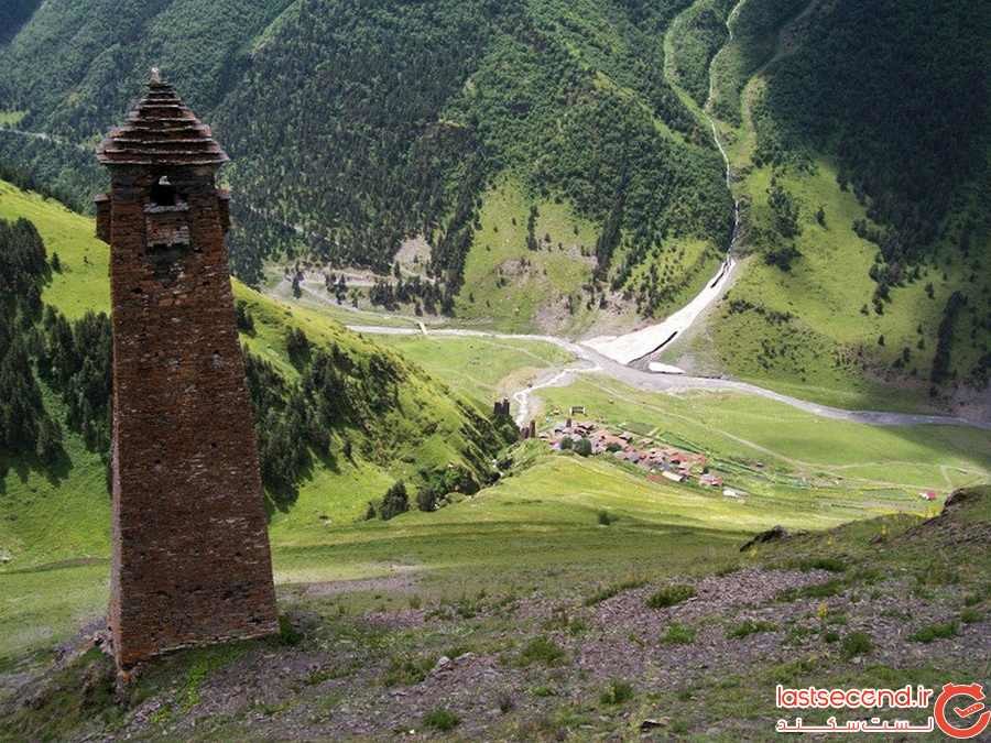 سرزمین برج های قفقازی: روستاهای بی نظیر که هر خانه یک قلعه بوده