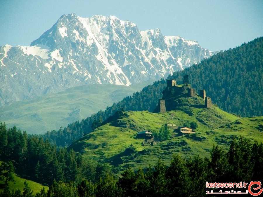 سرزمین برج های قفقازی: روستاهای بی نظیر که هر خانه یک قلعه بوده