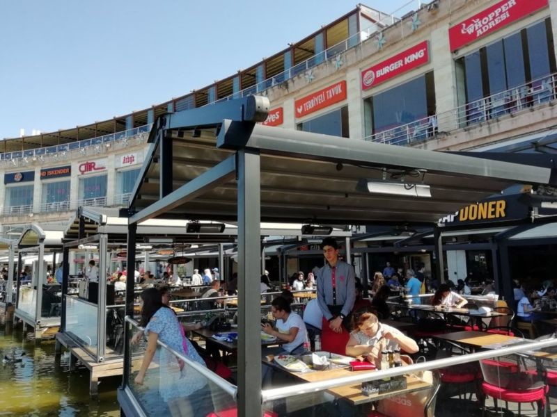 اطلاعات کامل فودکورت مرکز خرید ویاپورت در شهر استانبول لست سکند