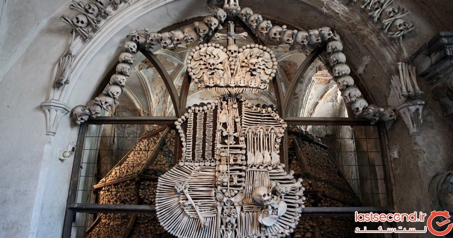 این ۵ کلیسای ترسناک با استخوان‌های انسان تزئین شده‌اند