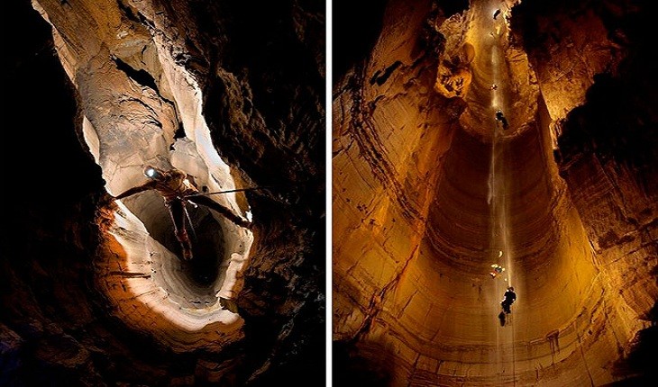 تصاویری باورنکردنی از غار کروبرا، عمیق‌ترین غار جهان