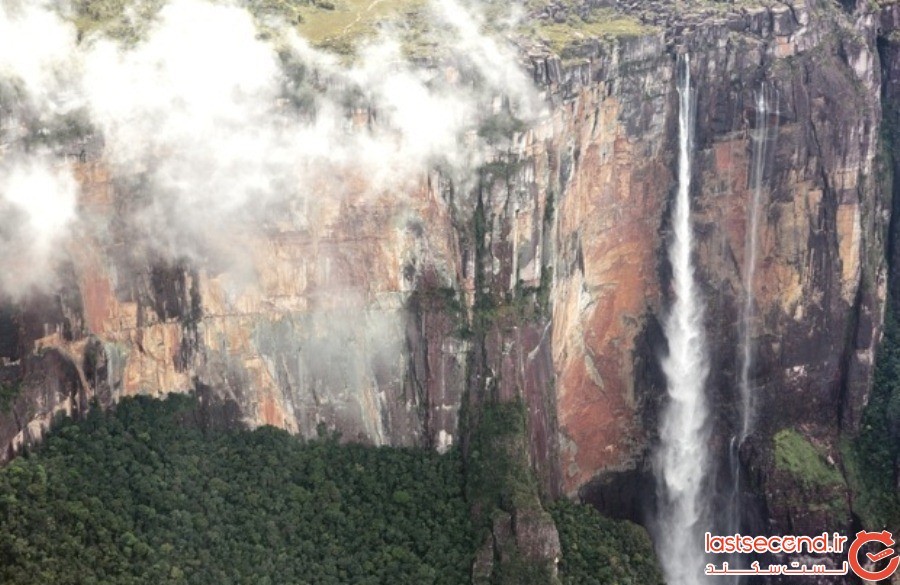 آبشارهای انجل، بلندترین آبشار پیوسته و یکپارچه دنیا