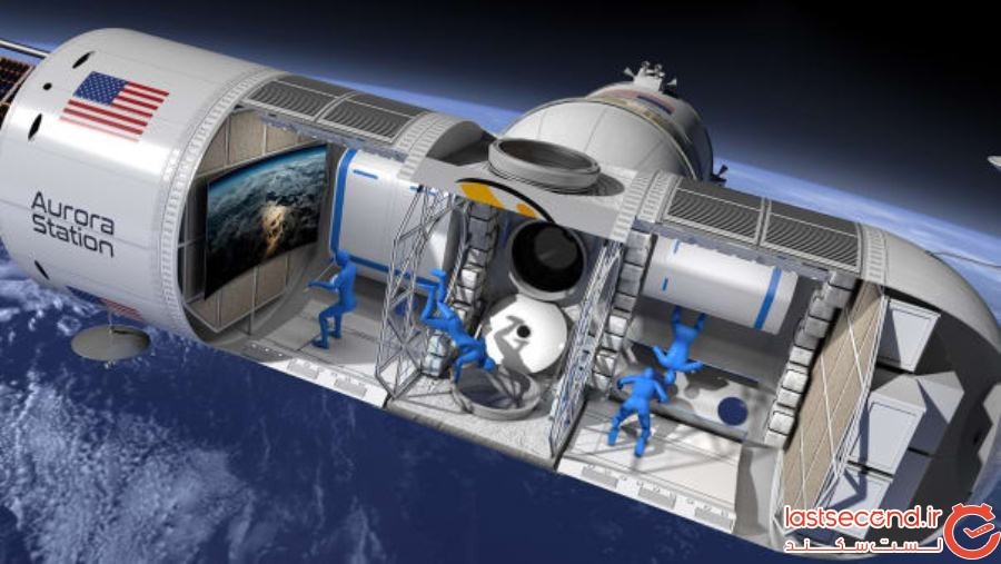 نگاهی به فضای داخلی اولین هتل فضایی لوکس دنیا