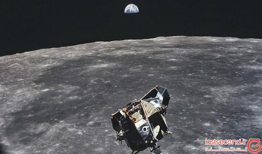فضانوردی که این عکس را گرفته است، تنها انسان موجود روی ماه است که در تصویر نیست