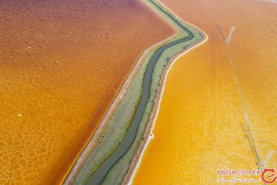 عکس‌های هوایی خیره کننده‌ای که رابطه طبیعی انسان با آب را نشان می‌دهد