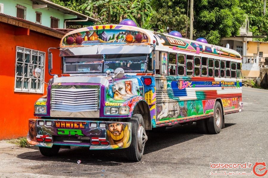 اتوبوس جوجه‌ای - آمریکای مرکزی