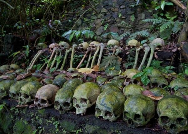 گورستان ترونیان در بالی، محلی عجیب با قبرهای سرگشاده