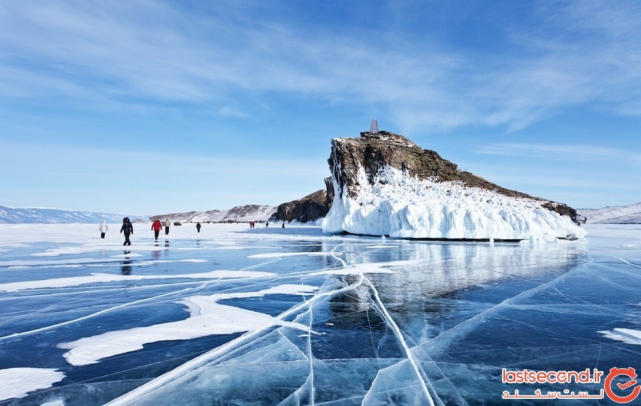 قدیمی‌ترین دریاچه جهان که در طول فصل زمستان به یک شگفتی تمام‌عیار تبدیل می‌شود
