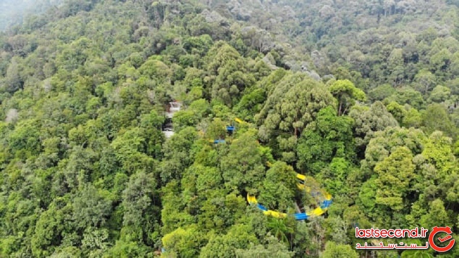 سرسره آبی 1140 متری در مالزی که رکورد شکسته است و به‌زودی بازگشایی می‌شود