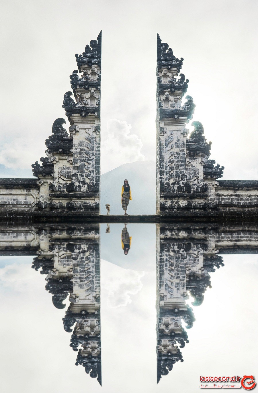 دریاچه معبد بالی که توسط کاربران اینستاگرام معروف شده است چیزی جز یک حقه دوربین نیست
