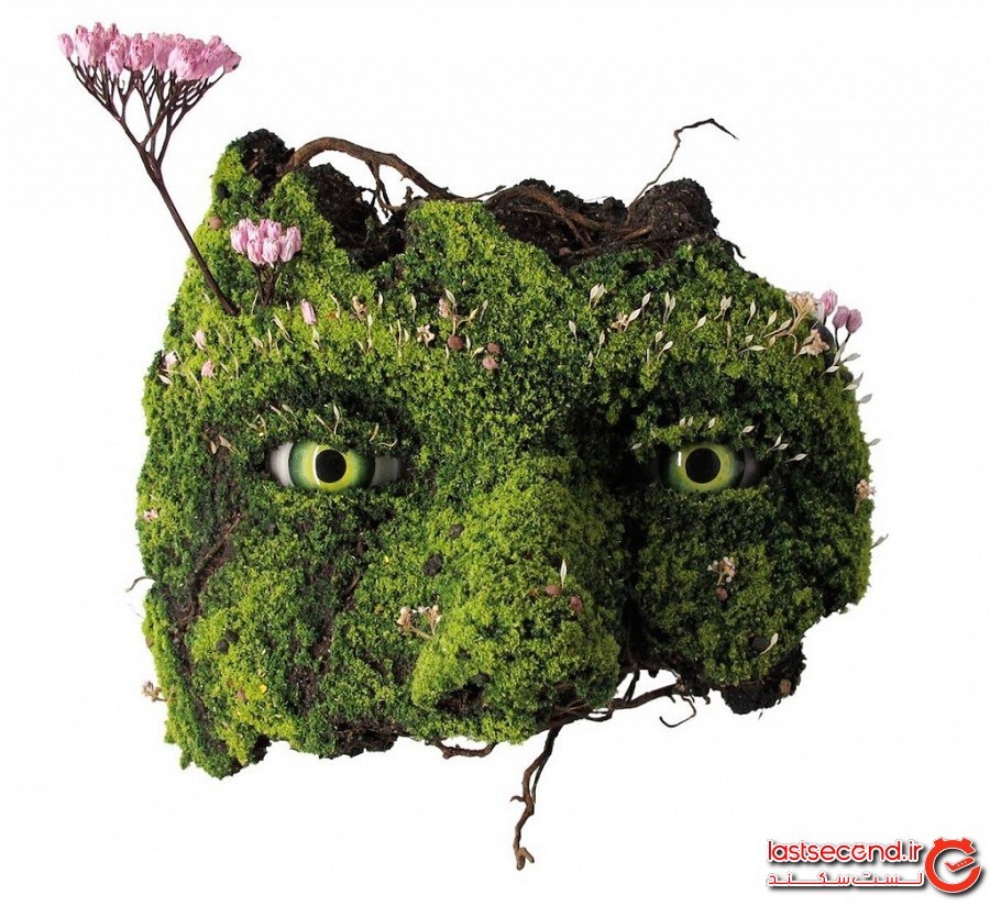 مجسمه‌های گیاهی سورئالی که باعث می‌شوند فکر کنید باغچه‌تان زنده شده است