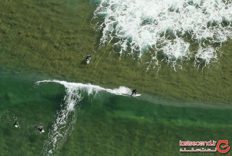 صحنه‌هایی از موج‌ سواری در سیدنی