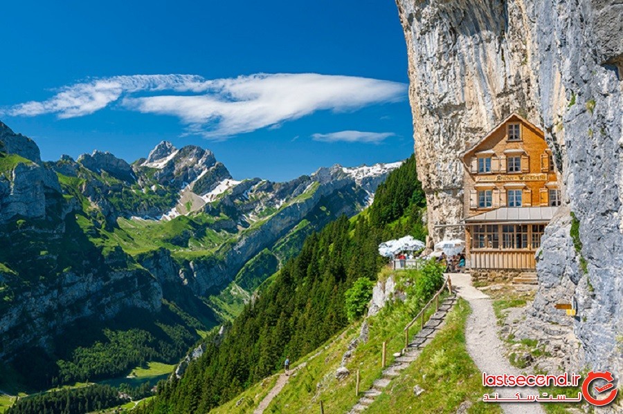 با تله‌کابین به مهمان‌خانه 170 ساله وکوهستانی سوئیس بروید
