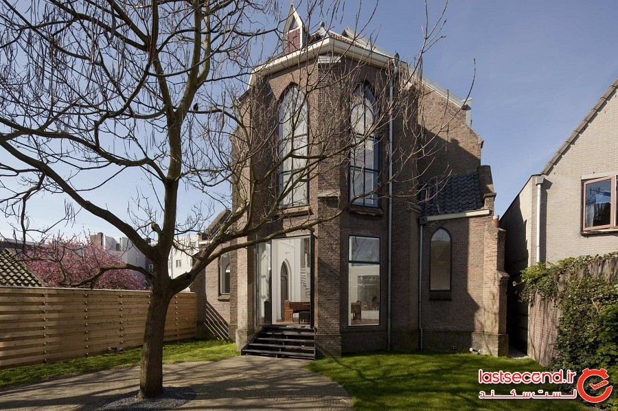 کلیسایی که به خانه مدرن تبدیل شد، هلند