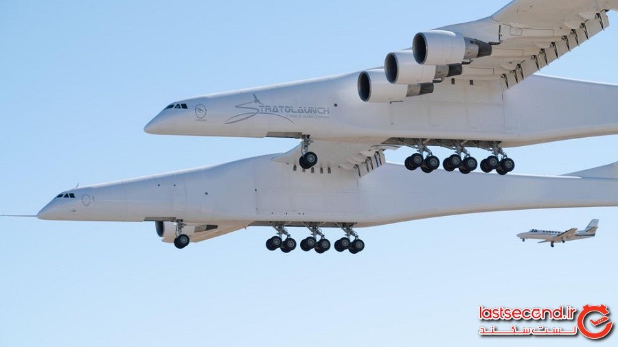 با استراتولانچ،بزرگ‌ترین هواپیمای جهان آشنا شوید