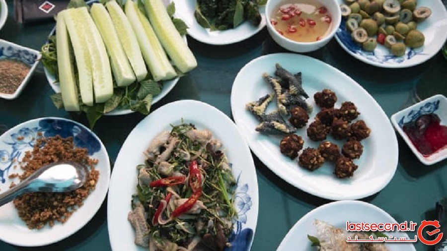 مشهورترین رستوران ویتنام که غذاهایی با گوشت مار سرو می‌کند!
