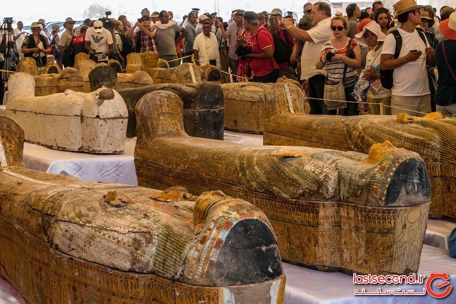 مومیایی‌های 3000 ساله مصری که درون 30 تابوت چفت‌وبست یافت شدند