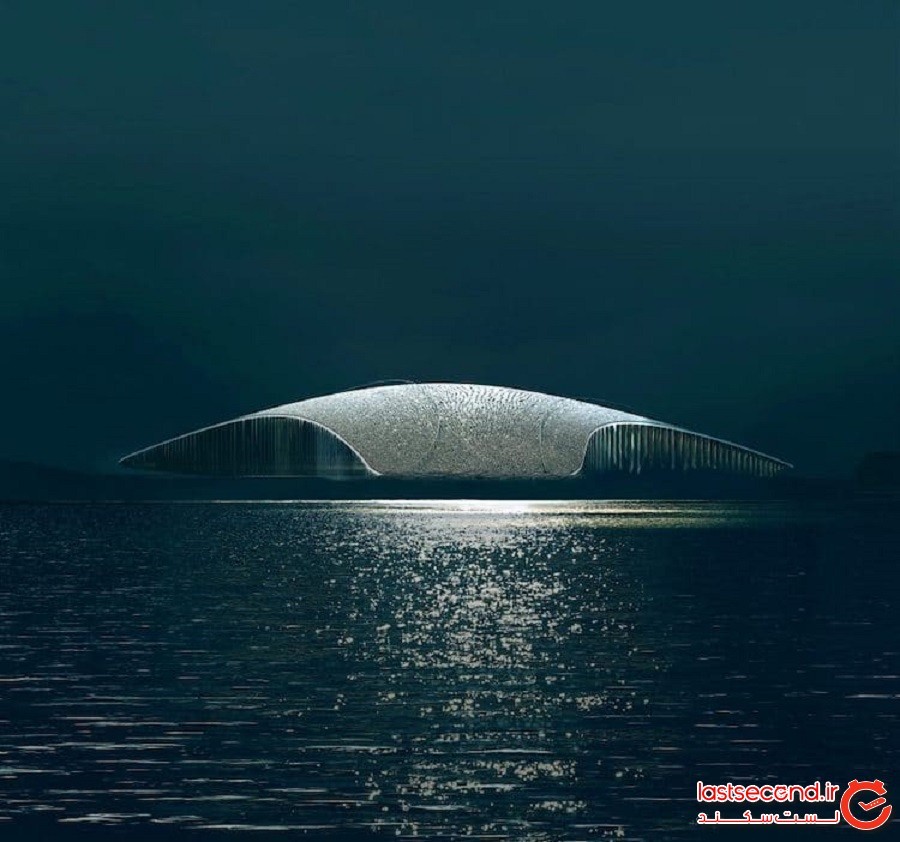 «نهنگی» سنگی در مدار قطبی که معماری و محیط‌زیست را در هم می‌آمیزد
