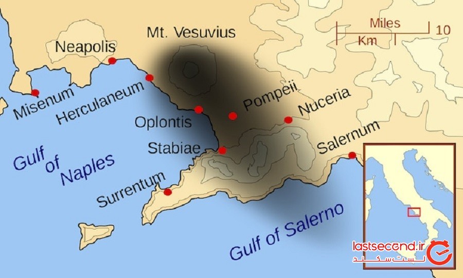 هرکولانیوم (ارکولانو): شهر خواهری پمپی که قبل از فوران آتش‌فشانی بخشی از روم باستان بود