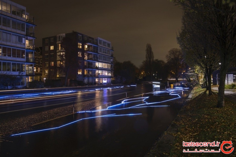 هشتمین فستیوال سالانه نور در آمستردام شب‌هنگام باعث چراغانی شدن شهر می‌شود