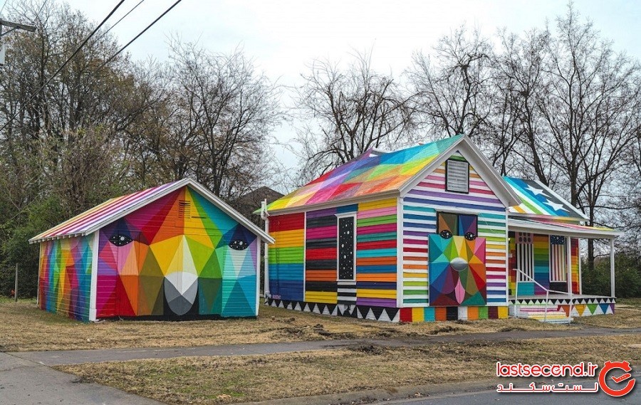هنرمندی که یک ساختمان قدیمی و فراموش‌شده را به مرکز هنری سفارت‌خانه رنگین‌کمان تبدیل کرد