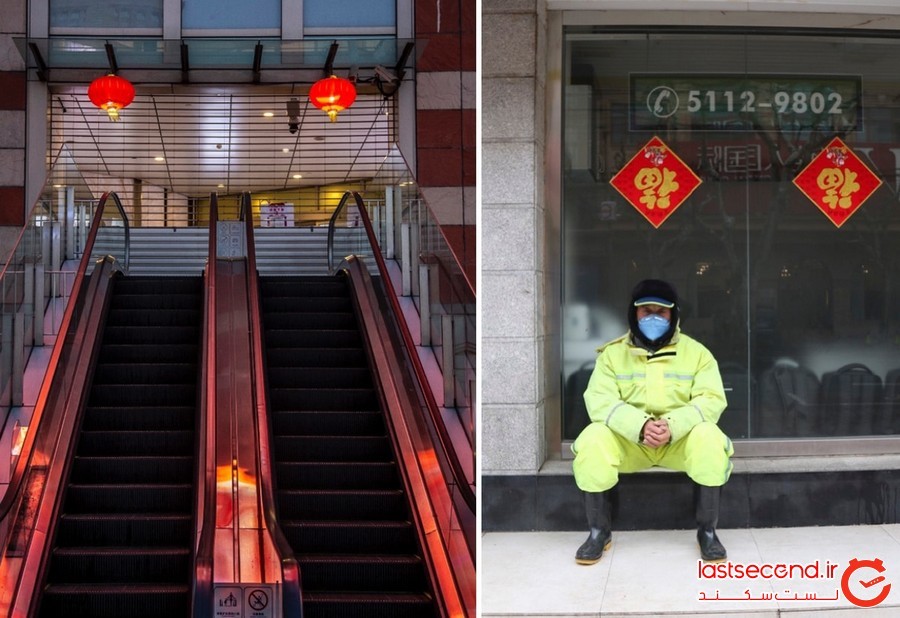کرونا ویروس خیابان های شانگهای را به خیابان مرده ها تبدیل کرد!