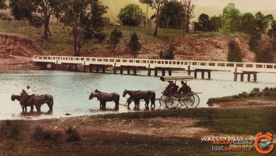 خشکسالی سبب شد تا دهکده گمشده استرالیایی به همراه تانک‌های آمریکایی‌اش از آب سر برآورد
