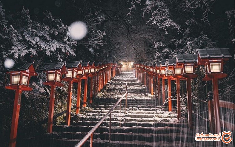 زیبایی جادویی معابد شهر کیوتو در زمستان از نگاه دوربین یک عکاس