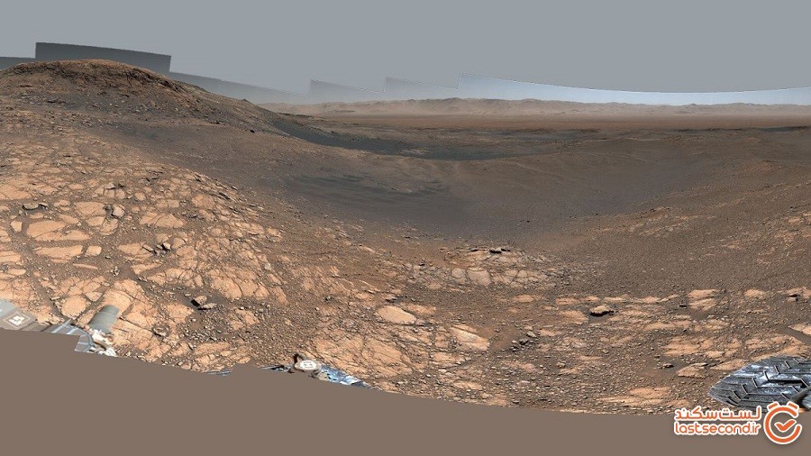 تصویر پانوراما 1.8 گیگاپیکسلی تیم مریخ‌نورد ناسا از سیاره مریخ