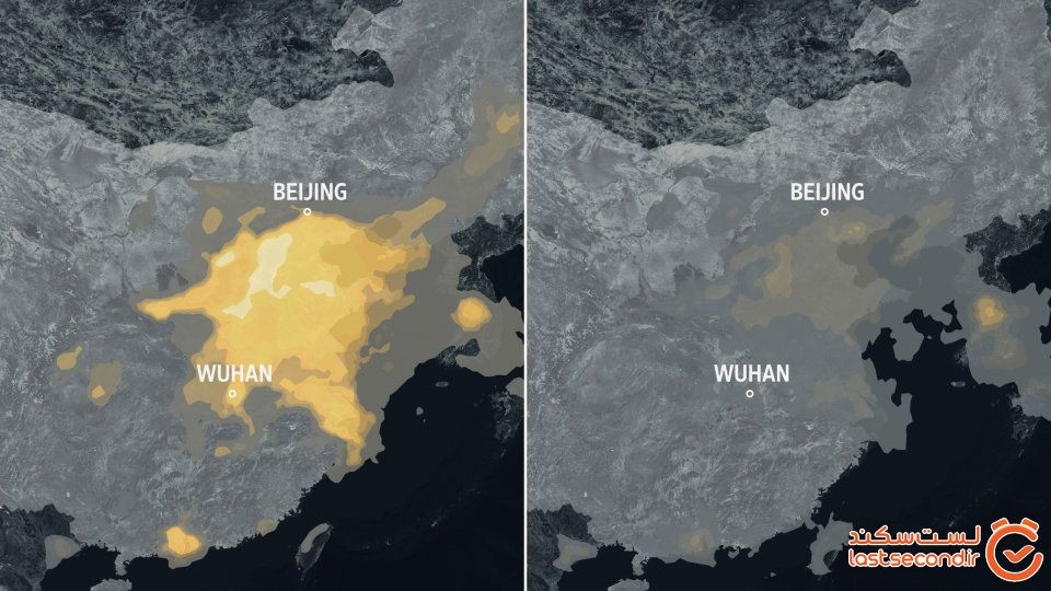 کاهش آلودگی هوا در چین و ایتالیا در زمان قرنطینه