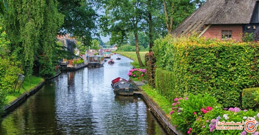 شهری در هلند که به جای جاده کانال آب دارد!