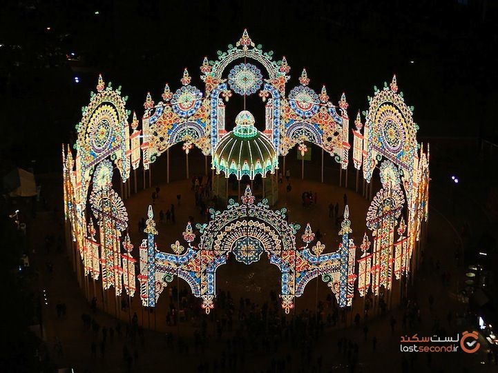 مشهورترین جشنواره نور ژاپن