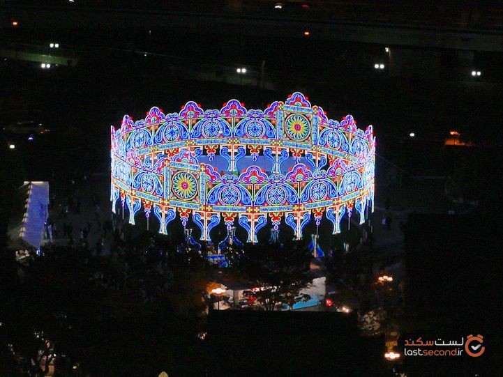 مشهورترین جشنواره نور ژاپن