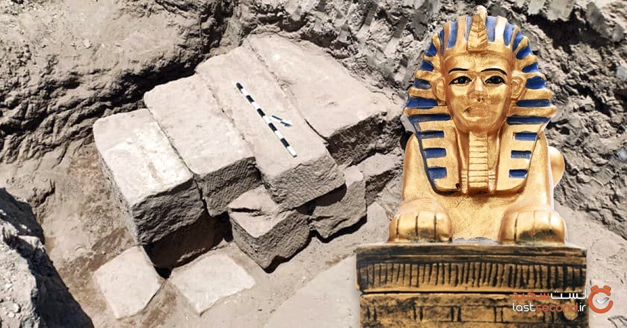 چند سازه از دوران روم باستان زیر یک جاده مصری آراسته به مجسمه‌های ابوالهول یافت شدند