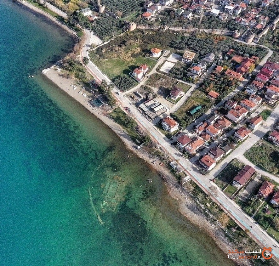 کلیسای باستانی زیر آب در دریاچه ایزنیک یافت شد