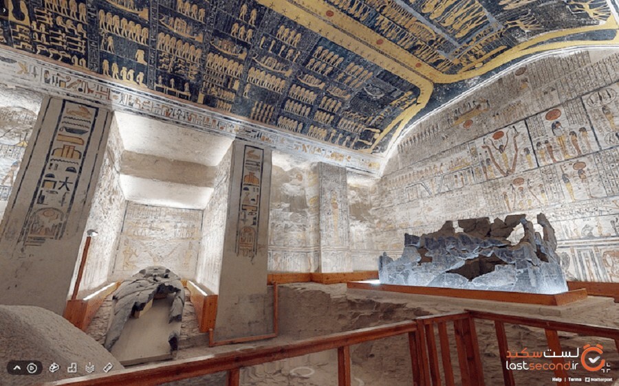 این تور مجازی شما را به بازدید از یک معبد فراعنه در مصر می‌برد