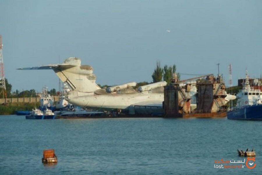 تنها نیمه کشتی - نیمه هواپیمای ساخته شده در تاریخ، در دریای خزر به گل نشست!