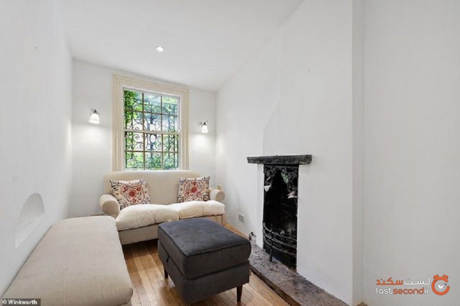 باریک‌ ترین خانه لندن با پهنای 165 سانتیمتر، به فروش گذاشته ‌شد!