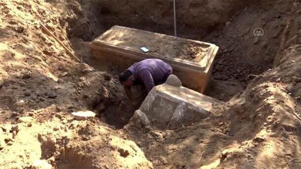 کشف تابوتی نادر به قدمت 2300 سال در ترکیه