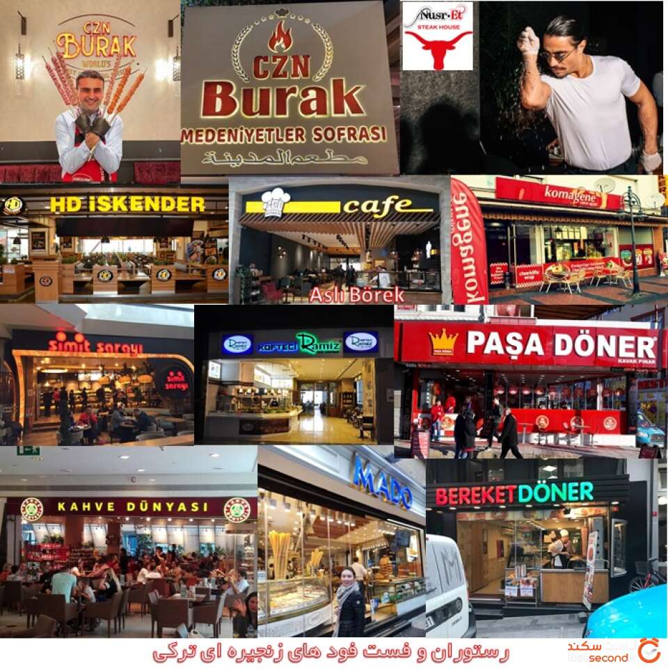 رستوران های زنجیره ای ترکیه