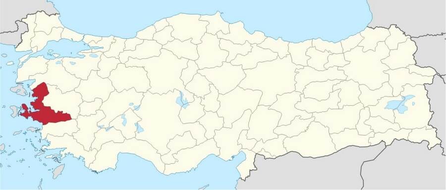 نقشه ازمیر ترکیه