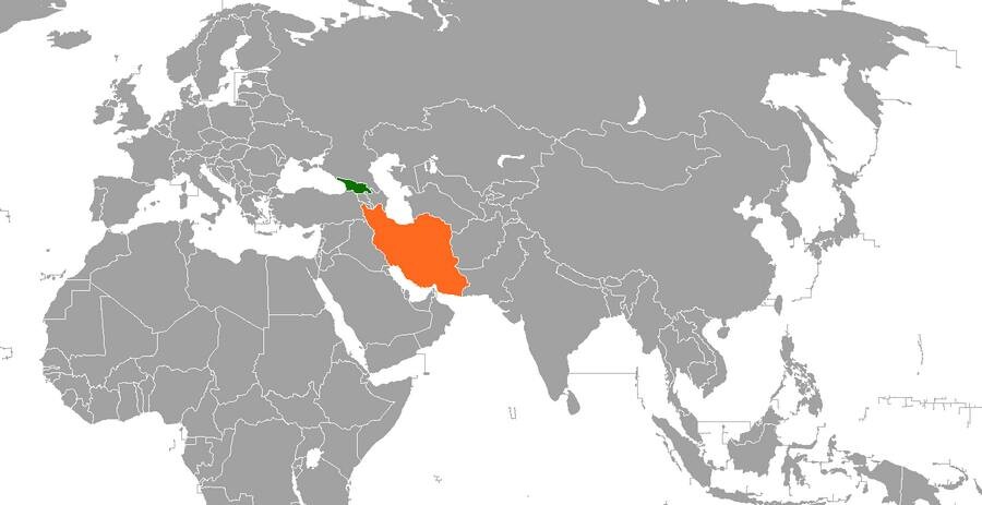 فاصله ایران و گرجستان