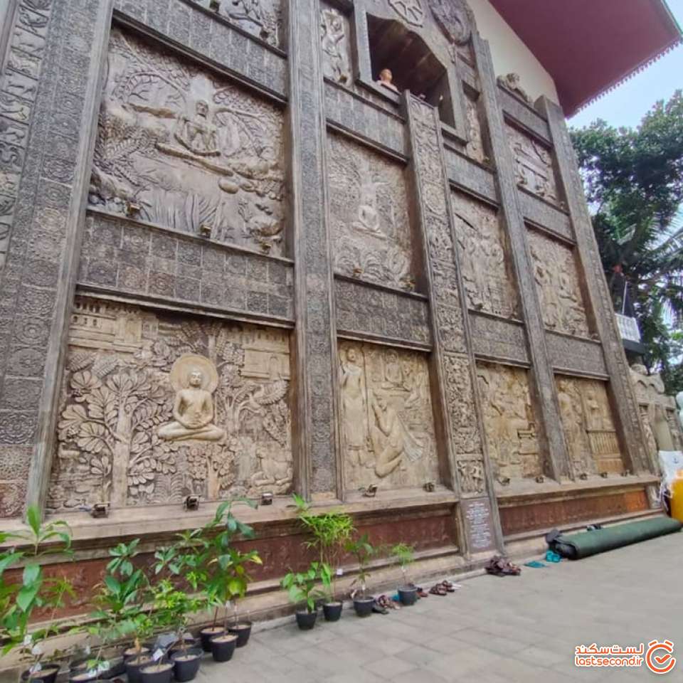 معبد زیبای گانگارامایا (نمای بیرونی)