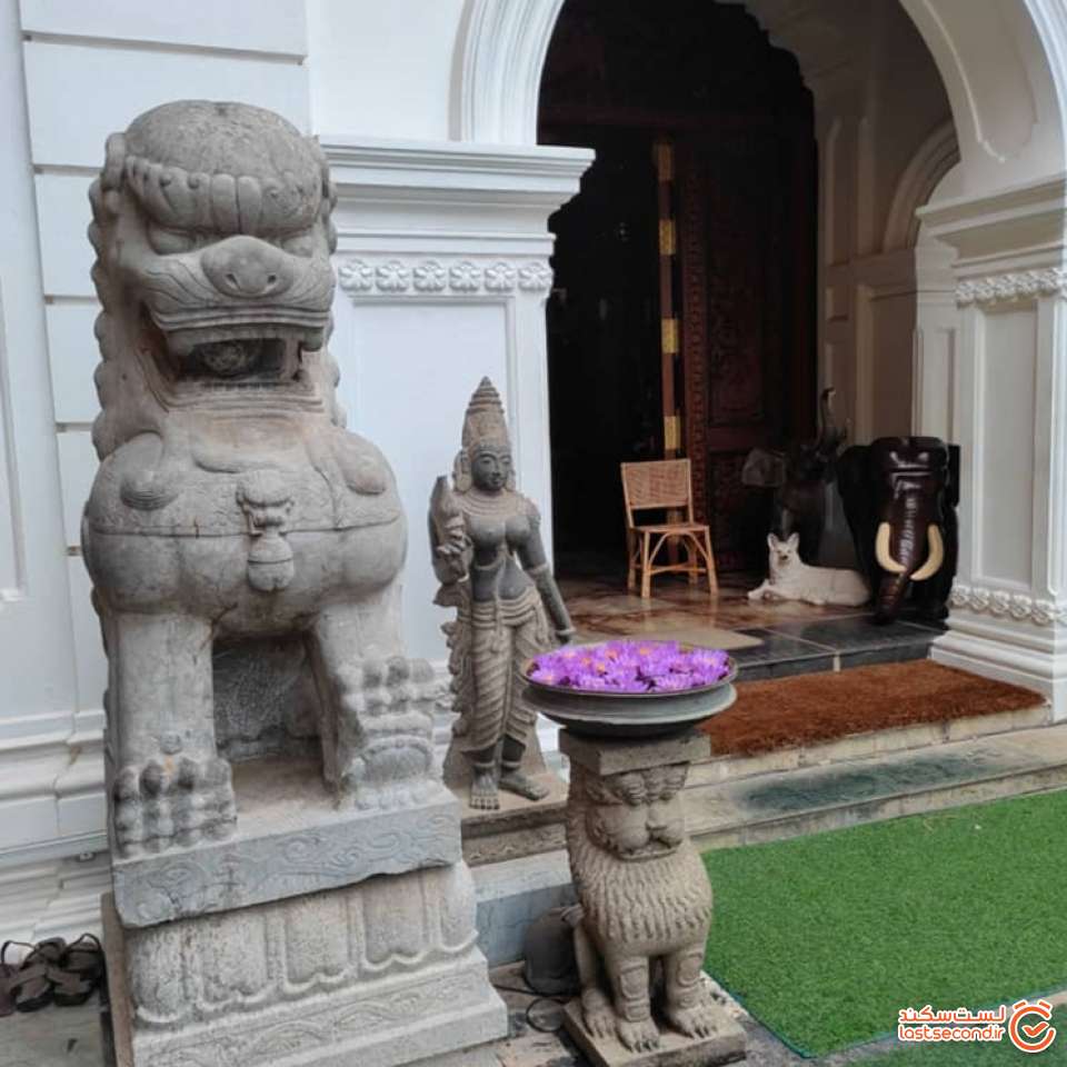 معبد زیبای گانگارامایا (درب ورودی)