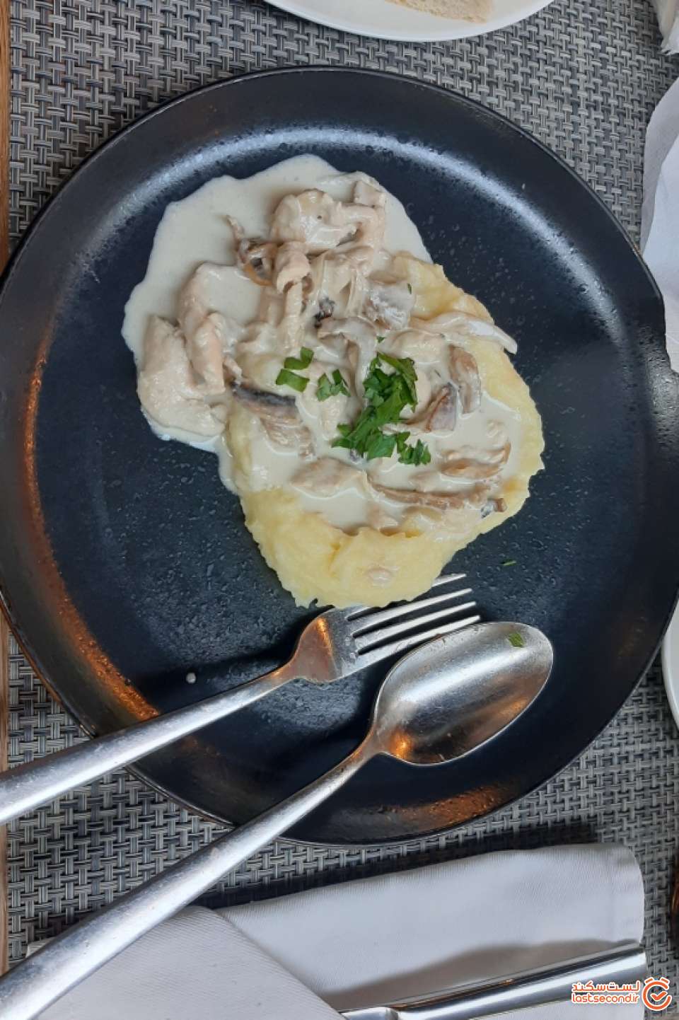 غذای اصلی رستوران(چیکن استرگانف)