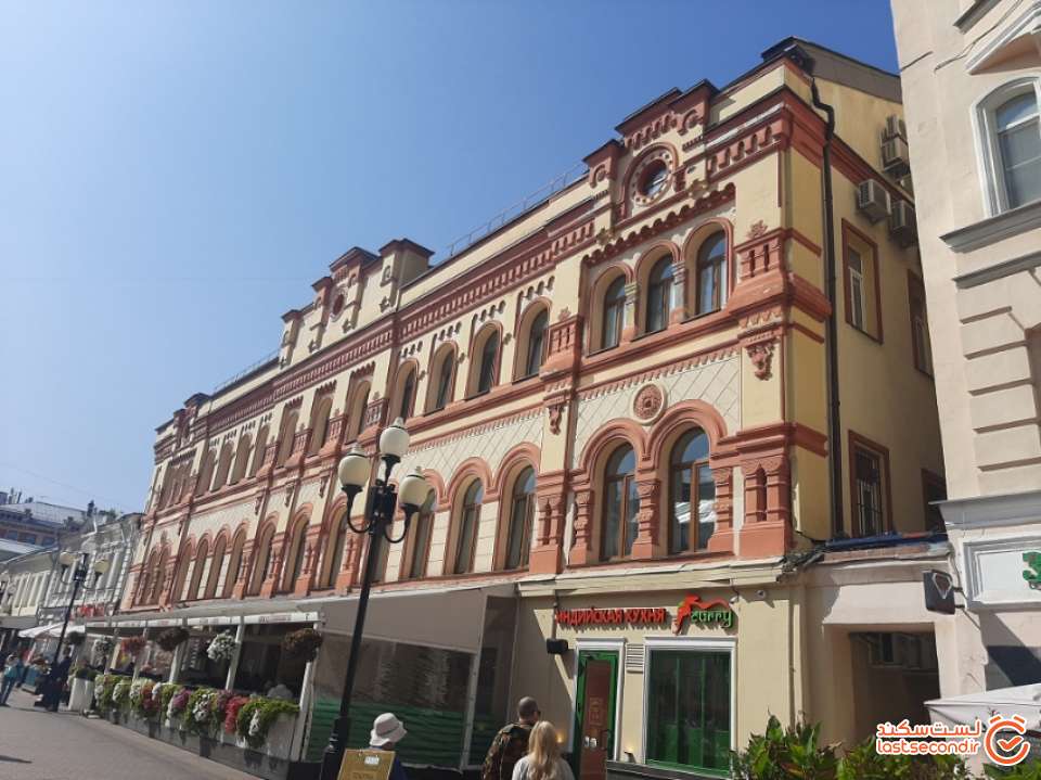 معماری ساختمان های خیابان آربات
