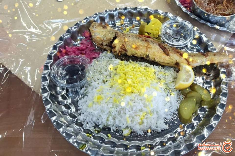ماهی شوریده با سس حشیو
