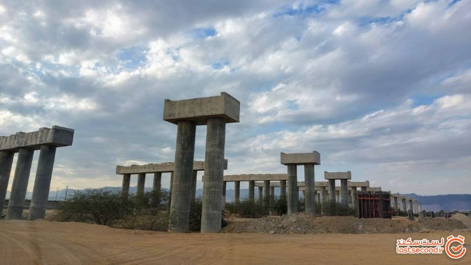 پایه های پل بندر پل